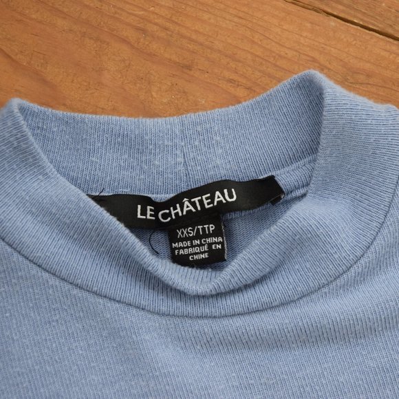 Blue mock neck dress - Picture 8 of 8